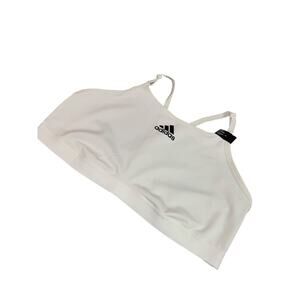 4X Adidas New Aeroreact Training Light Support 3 Stripes Bra HC7833